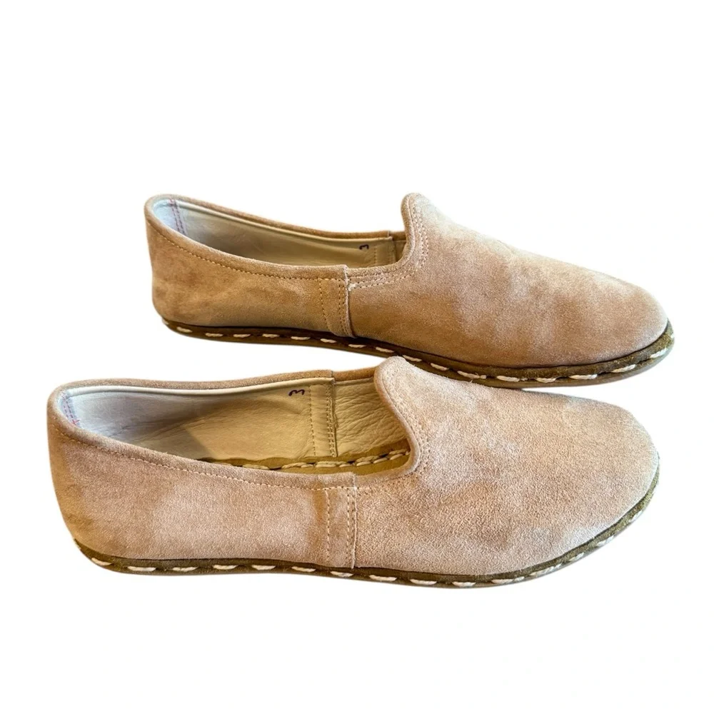 Women’s Sabah Handmade in Turkey Suede Loafers Slip-On Shoes W 39 7.5-8 - Picture 4 of 11